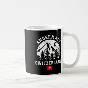 Taza De Café Estación de esquí de Andermatt Suiza Alpes Esquí A