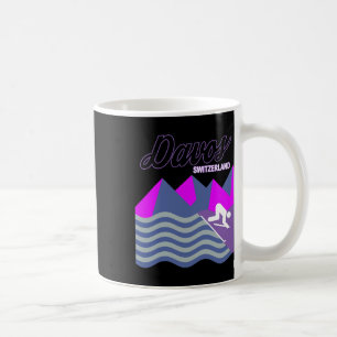 Taza De Café Estación de esquí de los Alpes Suizos de Davos - S
