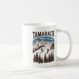 Taza De Café Estación de esquí Tamarack Idaho Esquiador Esquí
