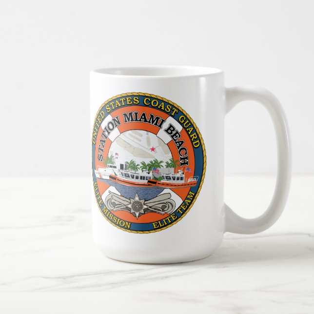 Taza De Café Estación de guardacostas Miami Beach (Derecha)