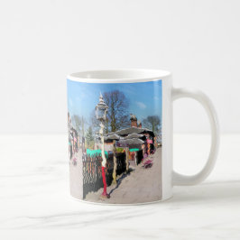 TAZA DE CAFÉ ESTACIÓN DE TREN ANTIGUA