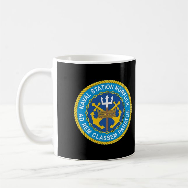 Taza De Café Estación Naval Norfolk (Izquierda)