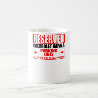Taza De Café estacionamiento reservado para chevrolet impala so