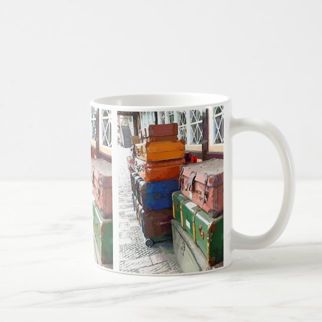 TAZA DE CAFÉ ESTACIONES DE TREN (Derecha)