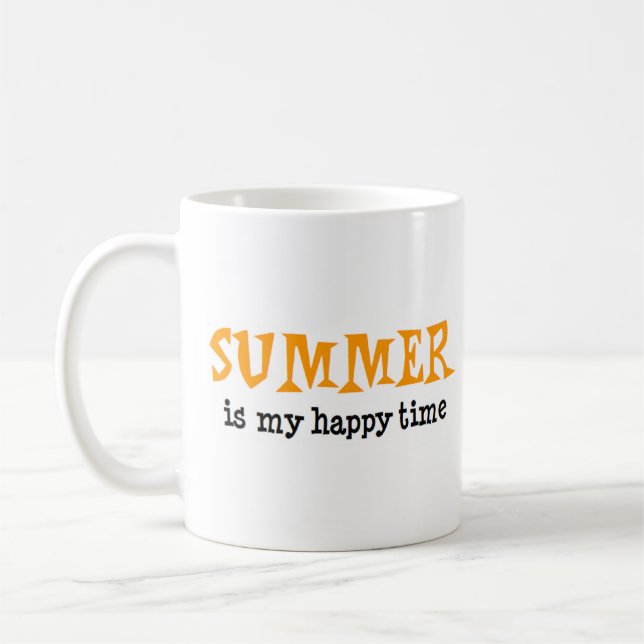 Taza De Café estaciones verano feliz tiempo café taza (Izquierda)