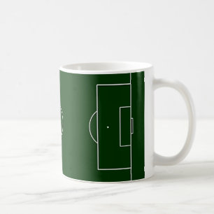 Taza De Café estadio de fútbol verde