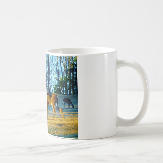 Taza De Café Estadio/Deer Buck, cielo azul brillante (Derecha)