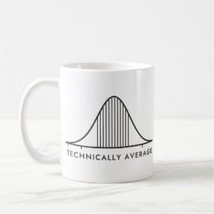 Taza De Café Estadísticas de curva de campana técnicamente prom