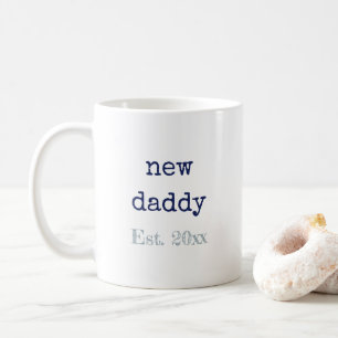 Taza De Café Estadísticas de nacimiento del bebé del nuevo papá