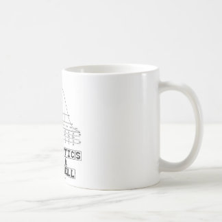 Taza De Café Estadísticas en pocas palabras (chuleta del Stats)
