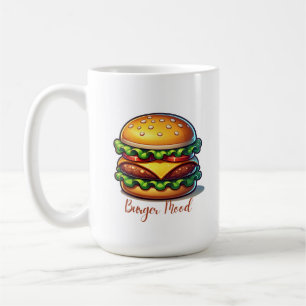 Taza De Café Estado de ánimo de hamburguesa