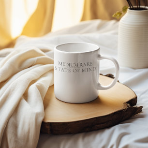 Taza De Café Estado de Ánimo de Término Medio Amante de la Carn