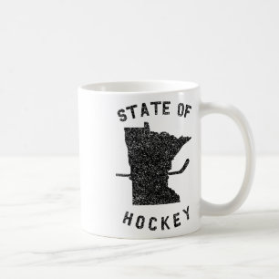 Taza De Café Estado De Hockey Minnesota
