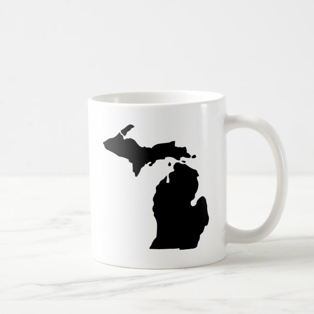 Taza De Café Estado de Michigan americano (Derecha)