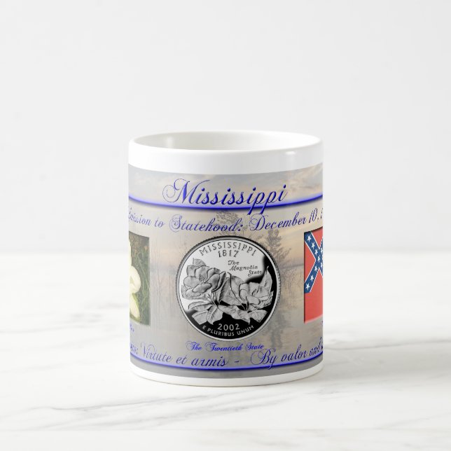 Taza De Café Estado de Mississippi conmemorativo (Centro)