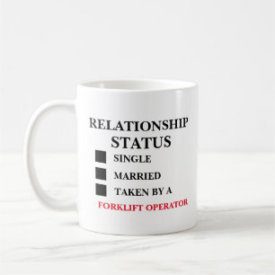 Taza De Café Estado de relación Operador de montacargas