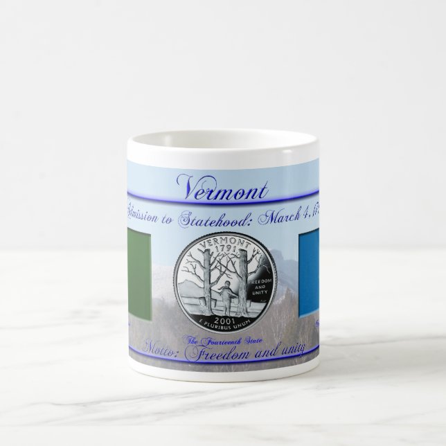 Taza De Café Estado de Vermont conmemorativo (Centro)