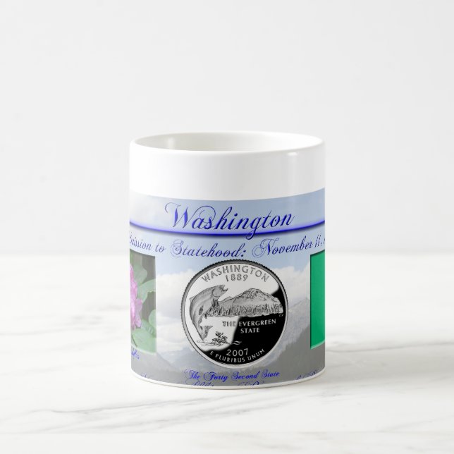 Taza De Café Estado de Washington conmemorativo (Centro)
