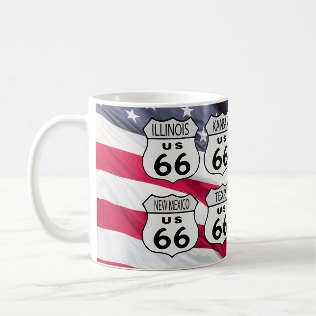 Taza De Café Estados de la ruta 66 (Izquierda)
