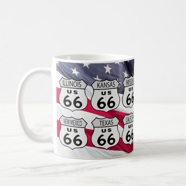 Taza De Café Estados de la ruta 66 (Izquierda)