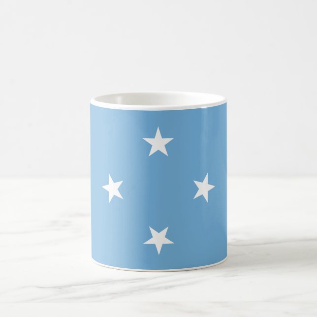 Taza De Café Estados Federados de Micronesia Bandera (Centro)