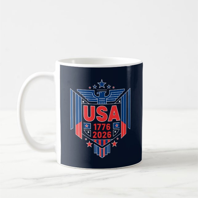 Taza De Café Estados Unidos 1776-2026 (Izquierda)