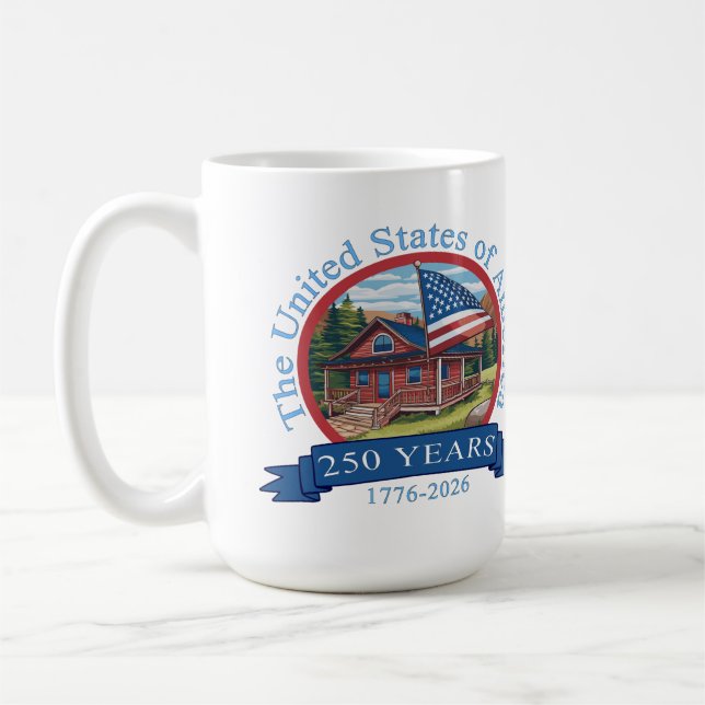 Taza De Café Estados Unidos, 250° Aniversario (Izquierda)