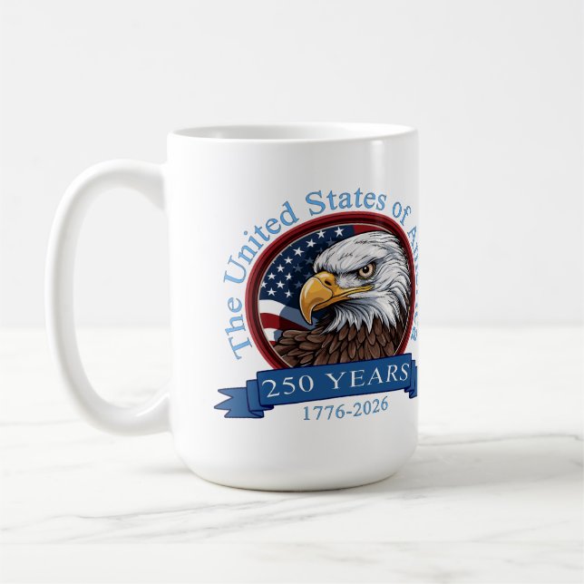 Taza De Café Estados Unidos, 250° Aniversario (Izquierda)