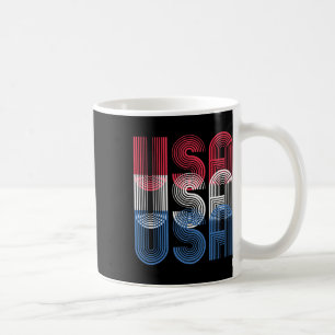 Taza De Café Estados Unidos 4 De Julio Día De La Independencia
