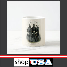 Taza De Café Estados Unidos Confederado 🎖️ ⚔️ héroes de la gue