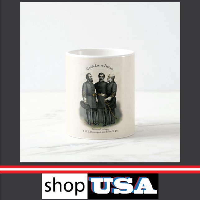 Taza De Café Estados Unidos Confederado 🎖️ ⚔️ héroes de la gue (Subido por el creador)