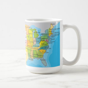 Taza De Café Estados Unidos De América