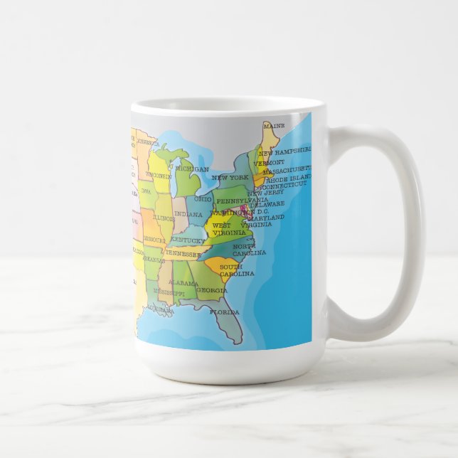 Taza De Café Estados Unidos De América (Derecha)