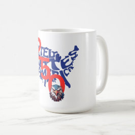 Taza De Café Estados Unidos | EE.UU. | Mapa y águila América 25