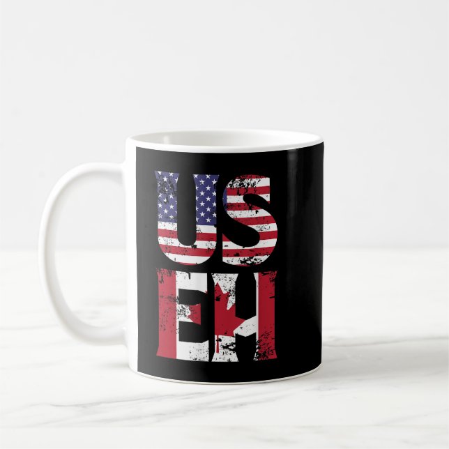 Taza De Café Estados Unidos EH Estadounidense Canadiense Cita d (Izquierda)