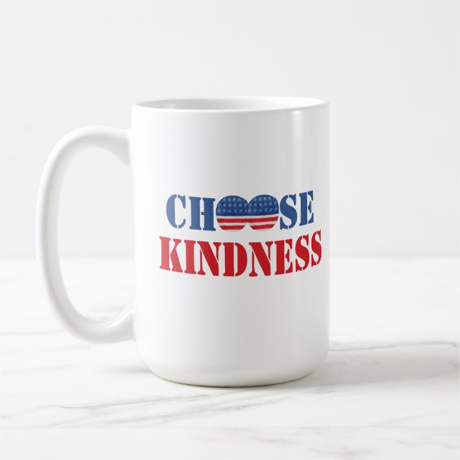 Taza De Café Estados Unidos elija la amabilidad | Amabilidad al (Izquierda)