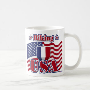 Taza De Café Estados Unidos en bicicleta