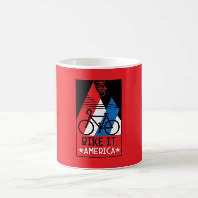 Taza De Café Estados Unidos en bicicleta (Centro)