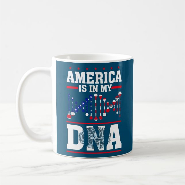 Taza De Café Estados Unidos Está En Mi Bandera Estadounidense D (Izquierda)
