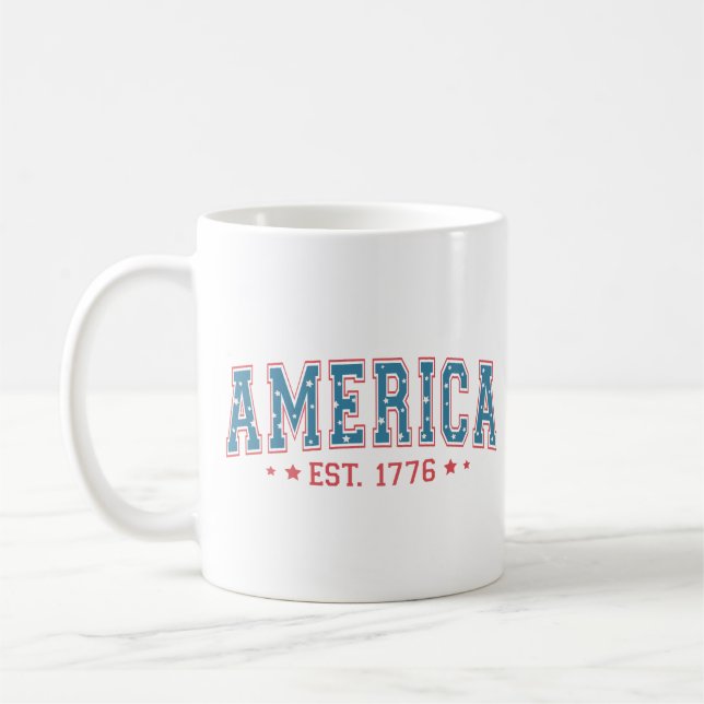 Taza De Café Estados Unidos Este 1776 (Izquierda)