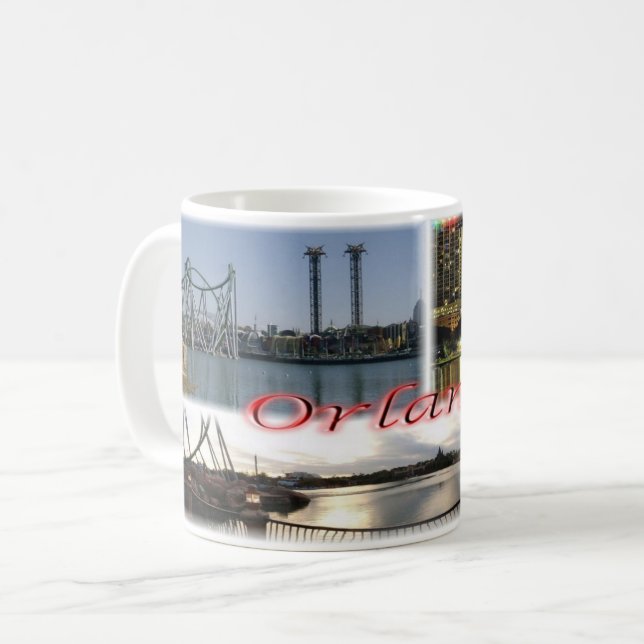 Taza De Café Estados Unidos - Florida - Orlando - Increíble Cos (Anverso izquierdo)