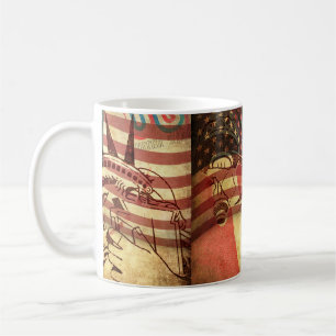 Taza De Café Estados Unidos, fondo negro