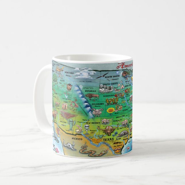 Taza De Café Estados Unidos naturalmente (Anverso izquierdo)