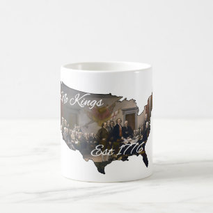 Taza De Café Estados Unidos No Reyes Est 1776