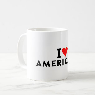 Taza De Café Estadounidense Brasil amor ciudad corazón gusta vi