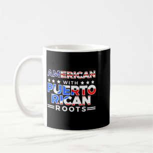 Taza De Café Estadounidense Con Raíces Puertorriqueñas