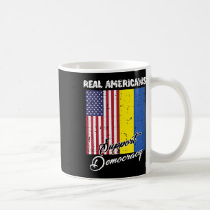 Taza De Café estadounidenses Reales Apoyan La Democracia Us Ucr