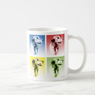 Taza De Café Estallido del Wolfhound irlandés