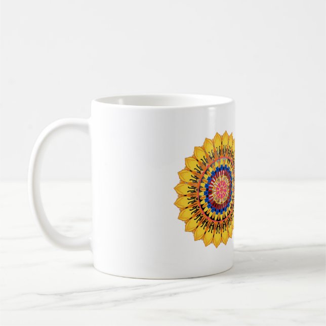 Taza De Café Estallido dorado del sol (Izquierda)