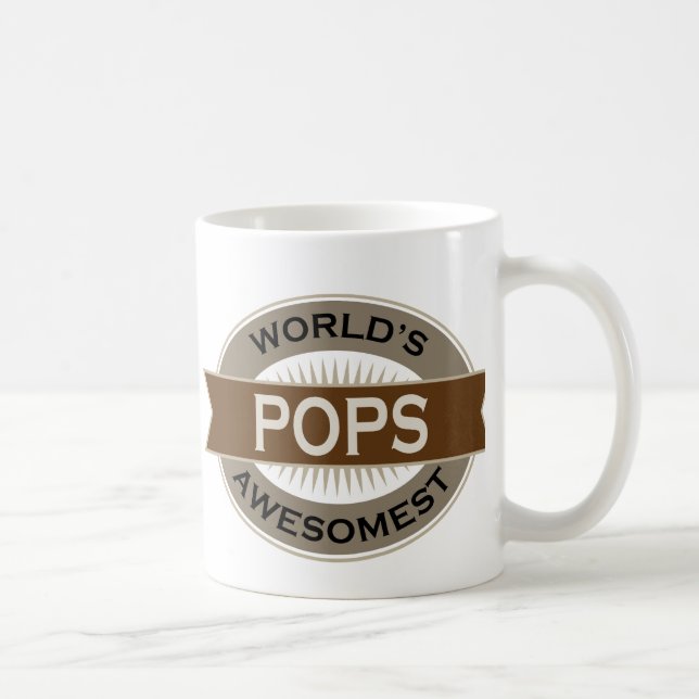 Taza De Café Estallidos de Awesomest de los mundos (Derecha)